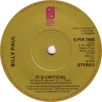 Billy Paul - It's Critical (scratchandsniffs extended re-rub)